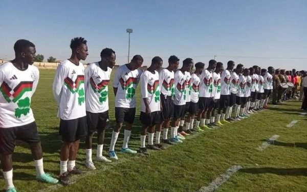 Football is being played again in Sudan