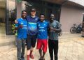 Patrick, Karadiyo and Étienne to went to Europe
