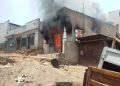 Rusizi: Inzu y’ubucuruzi yafashwe n’inkongi y’umuriro-Amafoto
