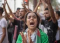 Maroc: Urubyiruko rwakoze imyigaragambyo rwamagana umushinga wa Leta wo kubaka sitade nini ku Isi ifite agaciro ka Tiriyari 7