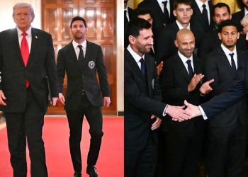 Donald Trump yakiriye Lionel Messi muri White House