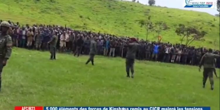 Ihuriro AFC/M23 ryarekuye abasirikare ba FARDC barenga 5.000 bari barafatiwe ku rugamba