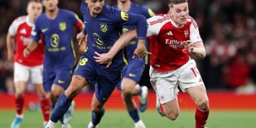Arsenal yageze ku mukino wa nyuma wa UEFA Champions League itsinze Atletico Madrid igitego 1-0
